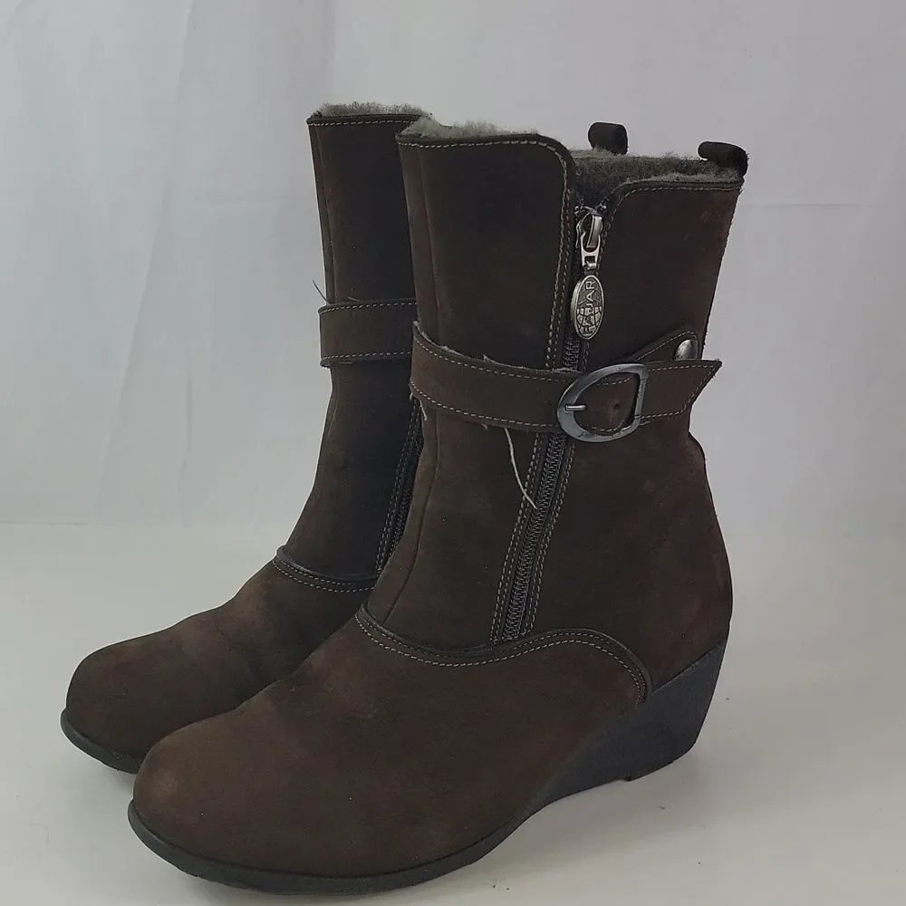 Pajar Suede Leather Wedges‎ Women's Winter Boots